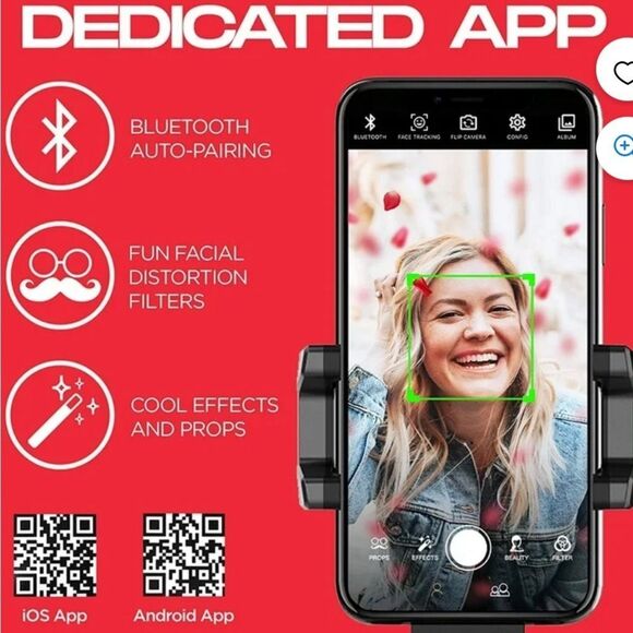 Bluetooth CHASE BY IJOY Face/object tracking tripod New in Box - Picture 5 of 11